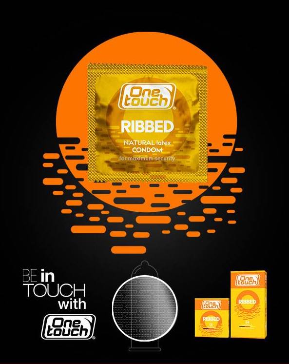 One Touch Ribbed Condoms