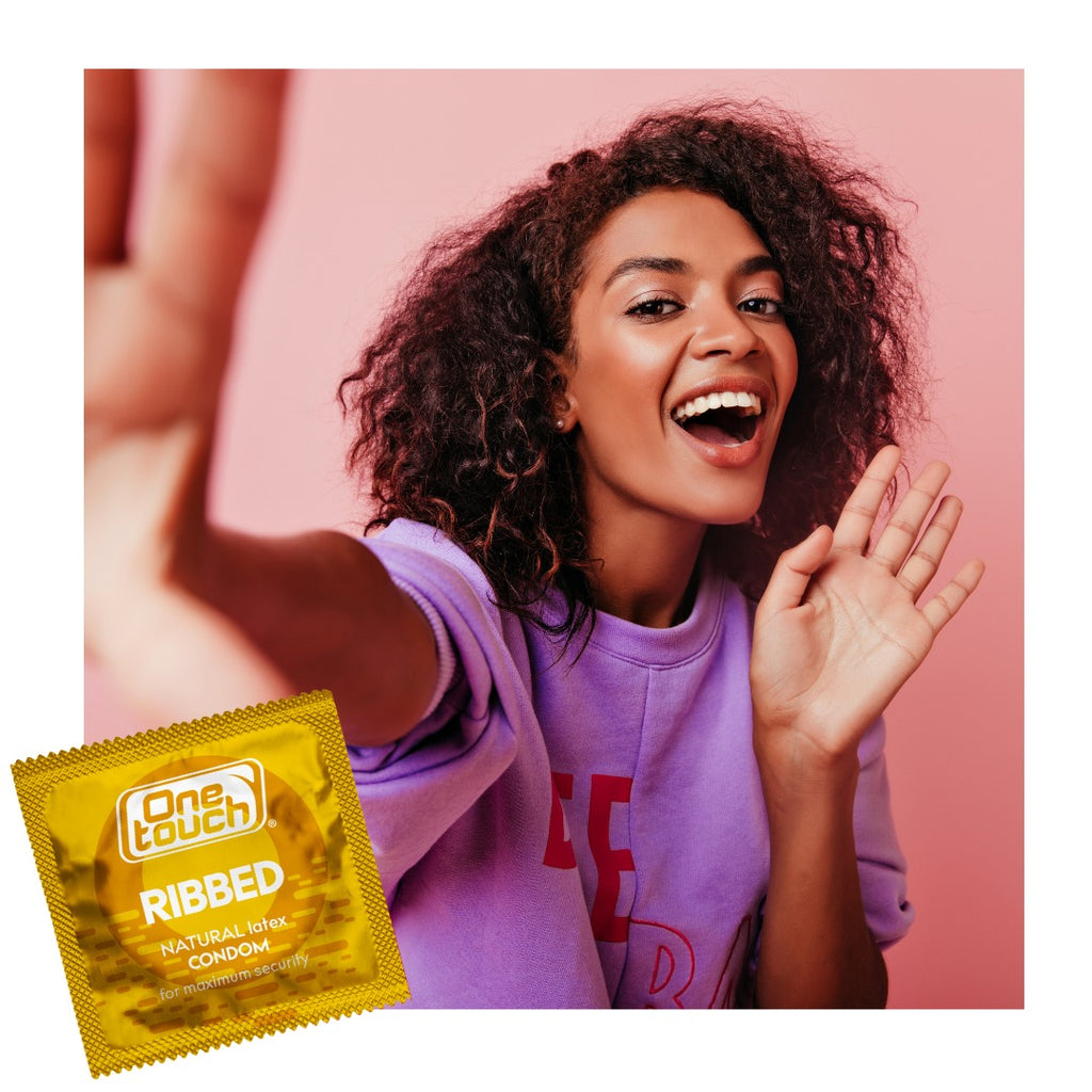 One Touch Ribbed Condoms